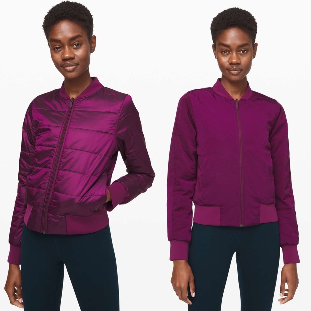 Lululemon Non-Stop Bomber *Reversible in Marvel